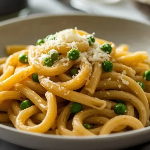one pot parmesan pea pasta recipe