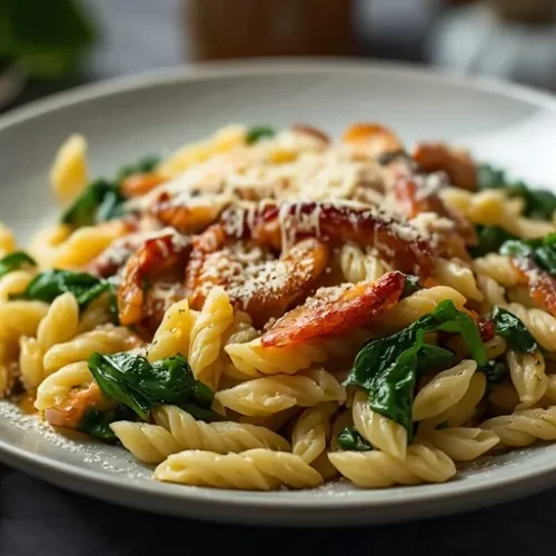 one pot parmesan spinach orzo recipe