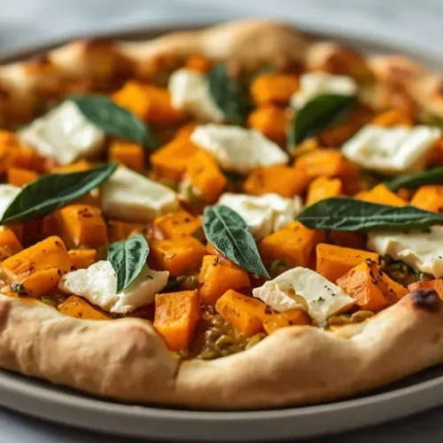 Roasted Squash Sage Pizza recipe