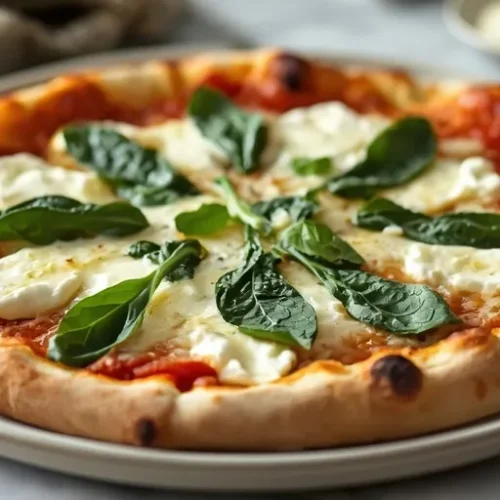 Spinach Ricotta Pizza recipe