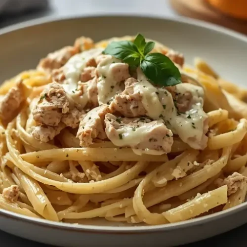 Turkey Alfredo Pasta recipe