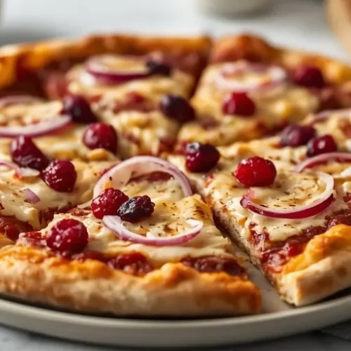 Turkey Cranberry Pizza recipe