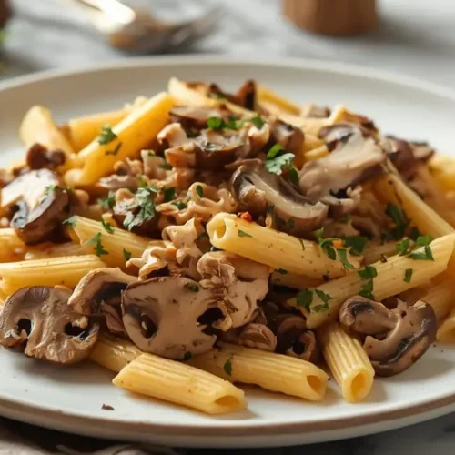 Turkey Mushroom Pasta recipe